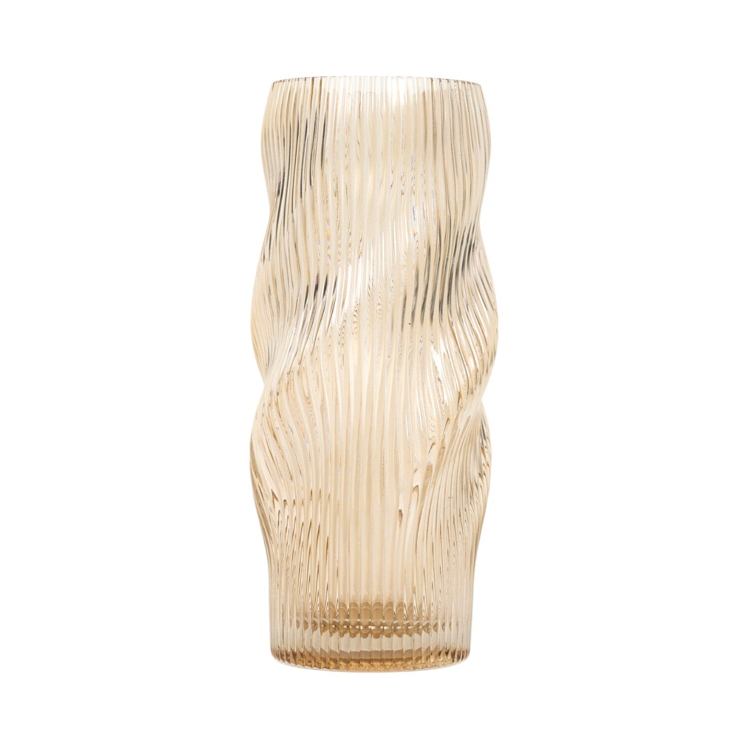 Alayna Swirl Ribbed Vase Image 3