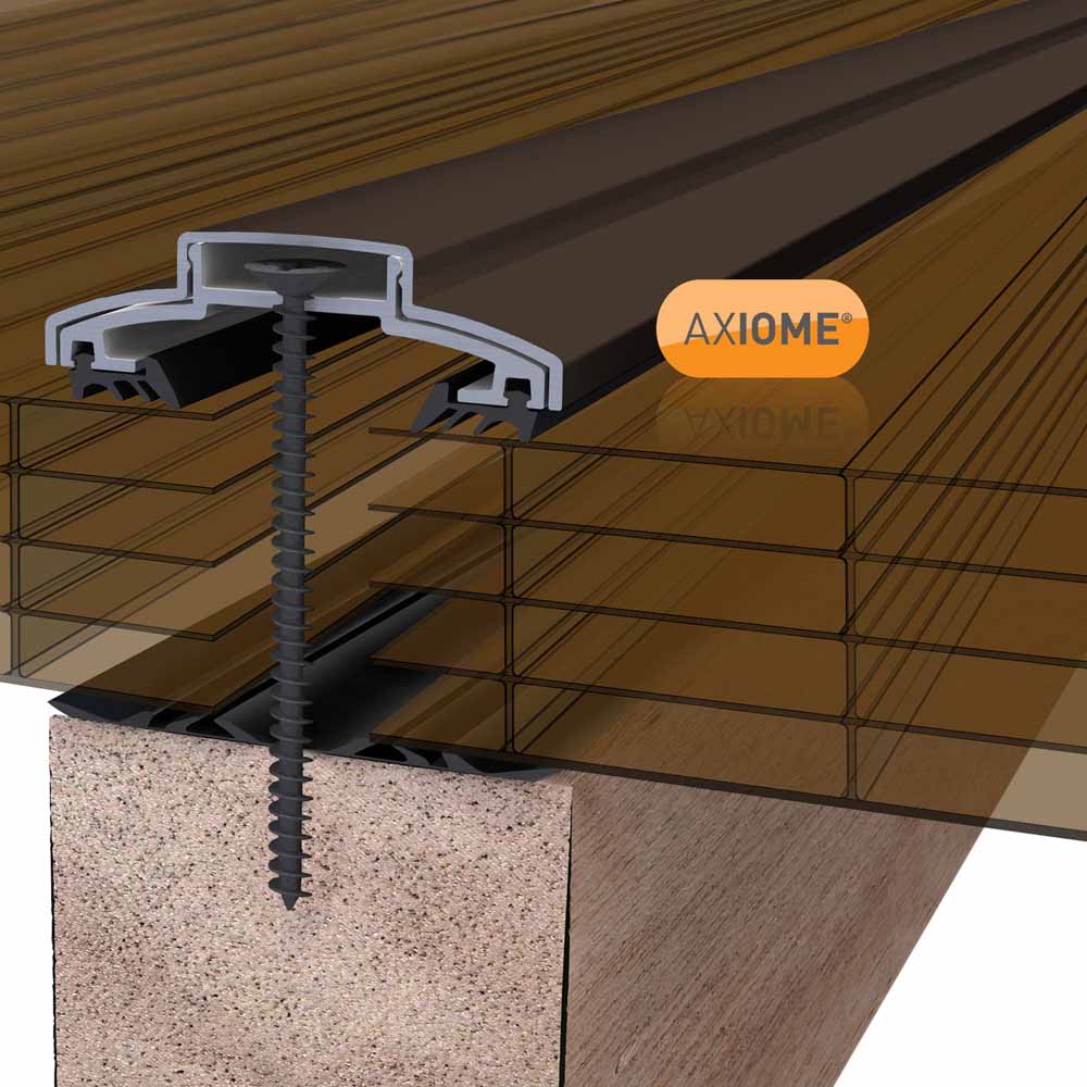 Axiome 25mm Bronze Glazing Sheet 690 x 4000mm Image 2