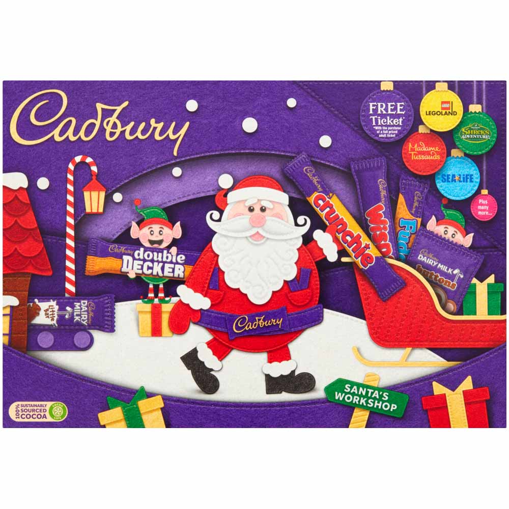 Cadbury Medium Santa Selection Box 145g Image 1