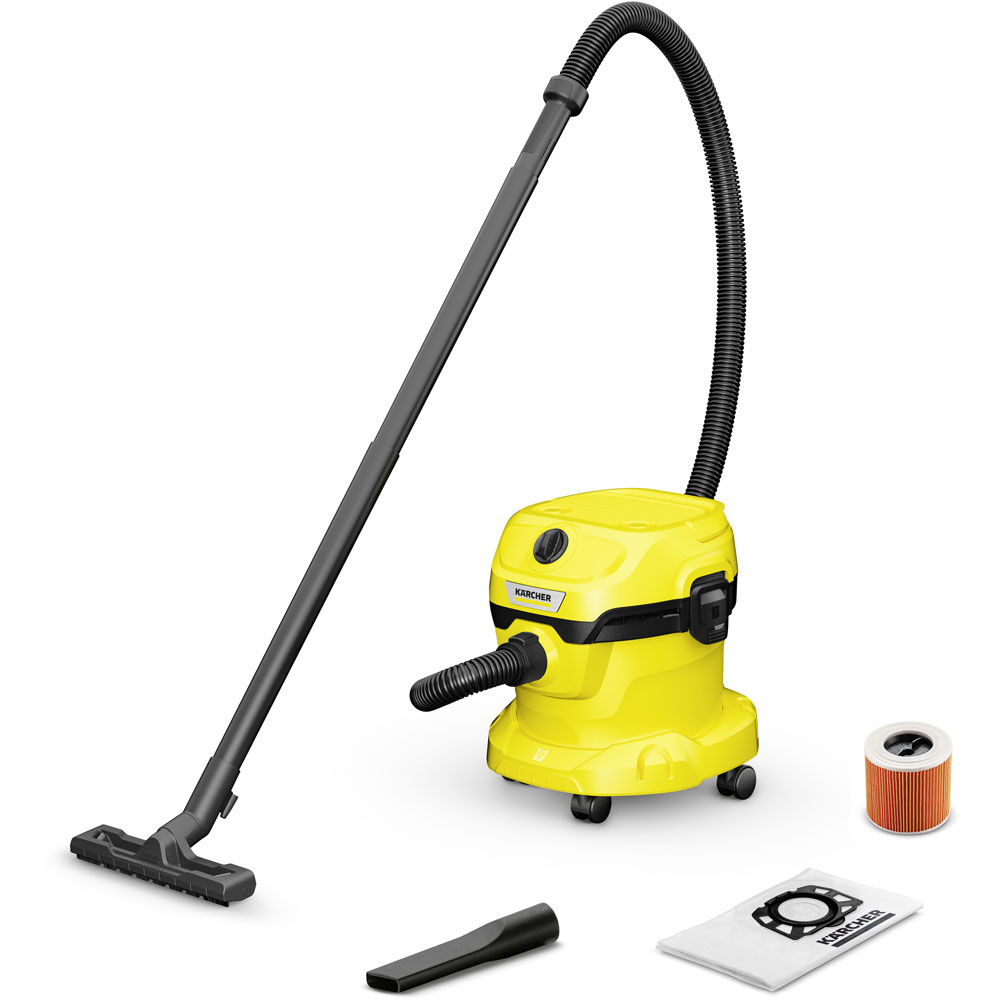 Karcher WD2 Plus Wet and Dry Vacuum Cleaner 1000w Image 2