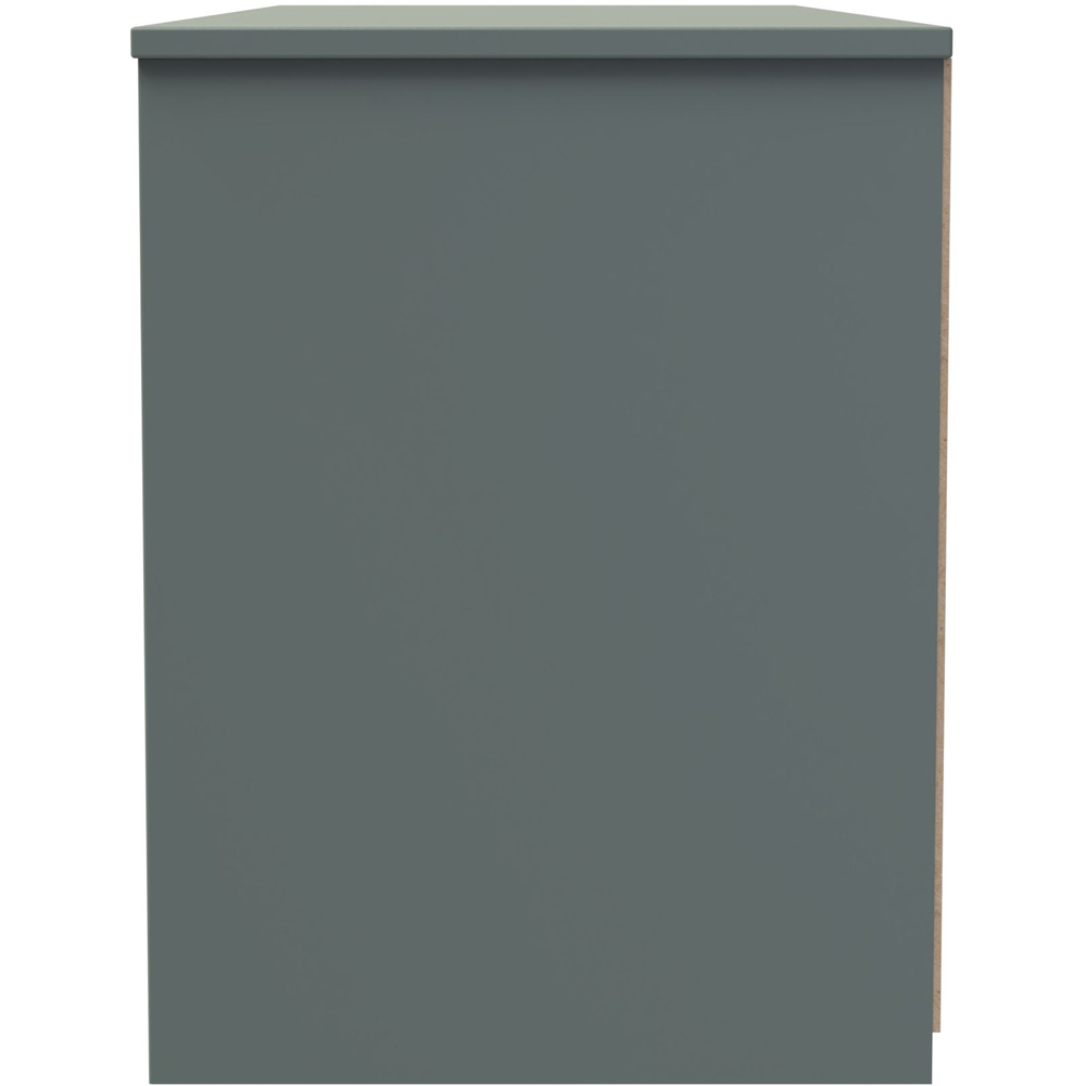 Crowndale Las Vegas 4 Drawer Reed Green Chest of Drawers Ready Assembled Image 4