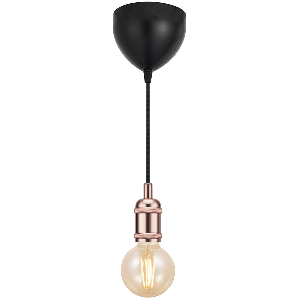 Nordlux Avra 4 inch Copper Pendant Light Kit Image 3