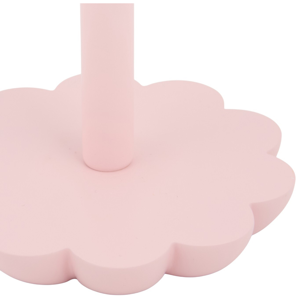 Scalloped Toilet Roll Holder Blush Image 3
