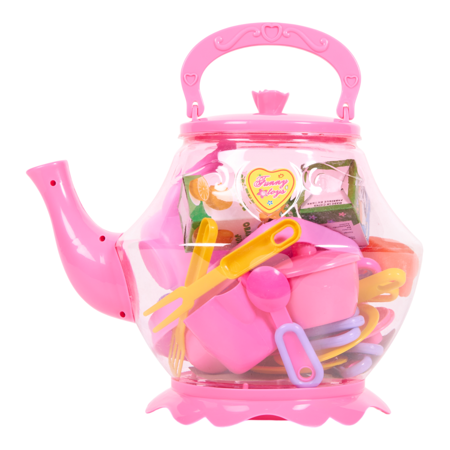 Tea Pot Playset Pink Image 1