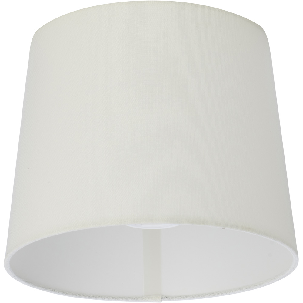 Wilko Off White Tapered Shade 25cm Image 1