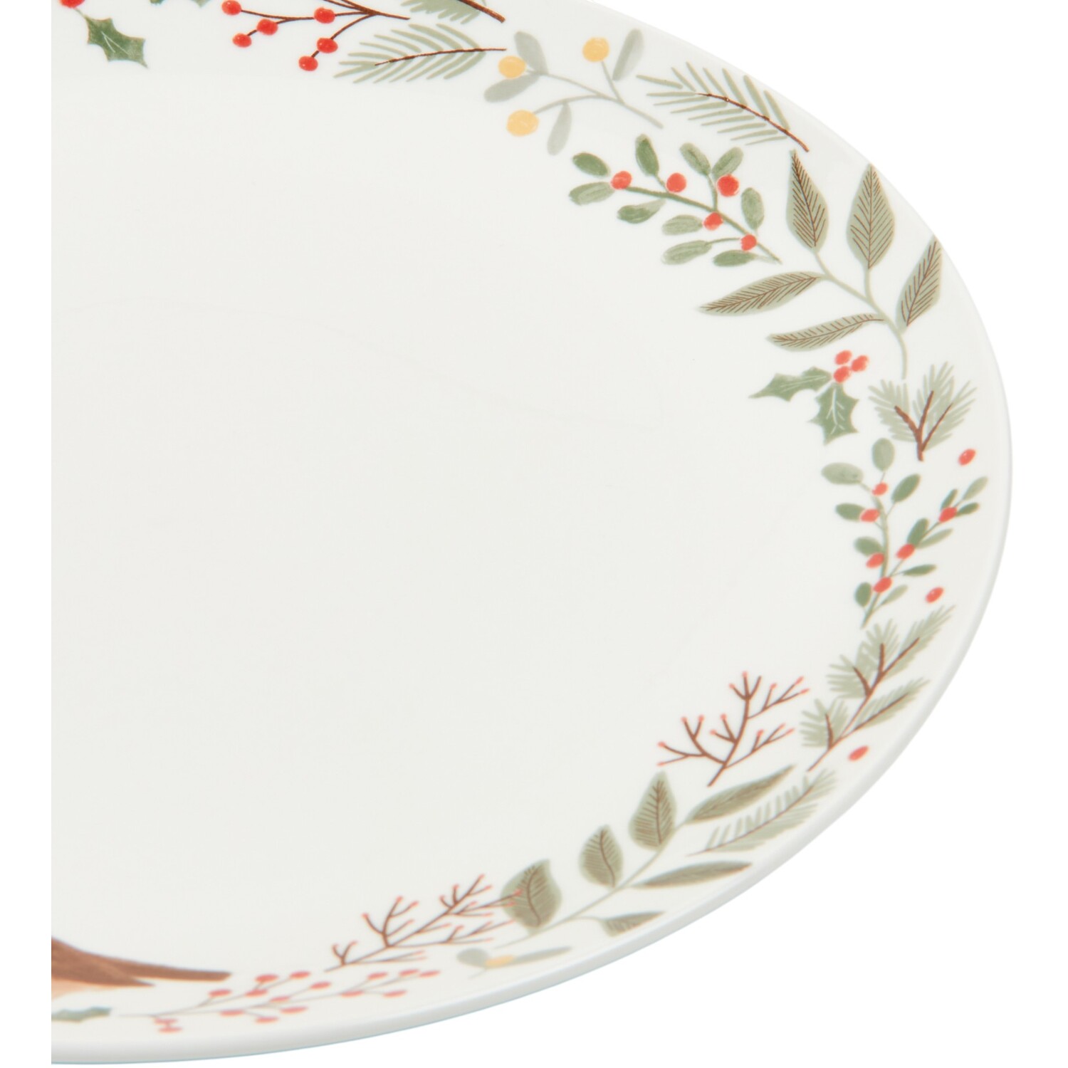 Merry Robin Plate White Dinner Plate Image 3