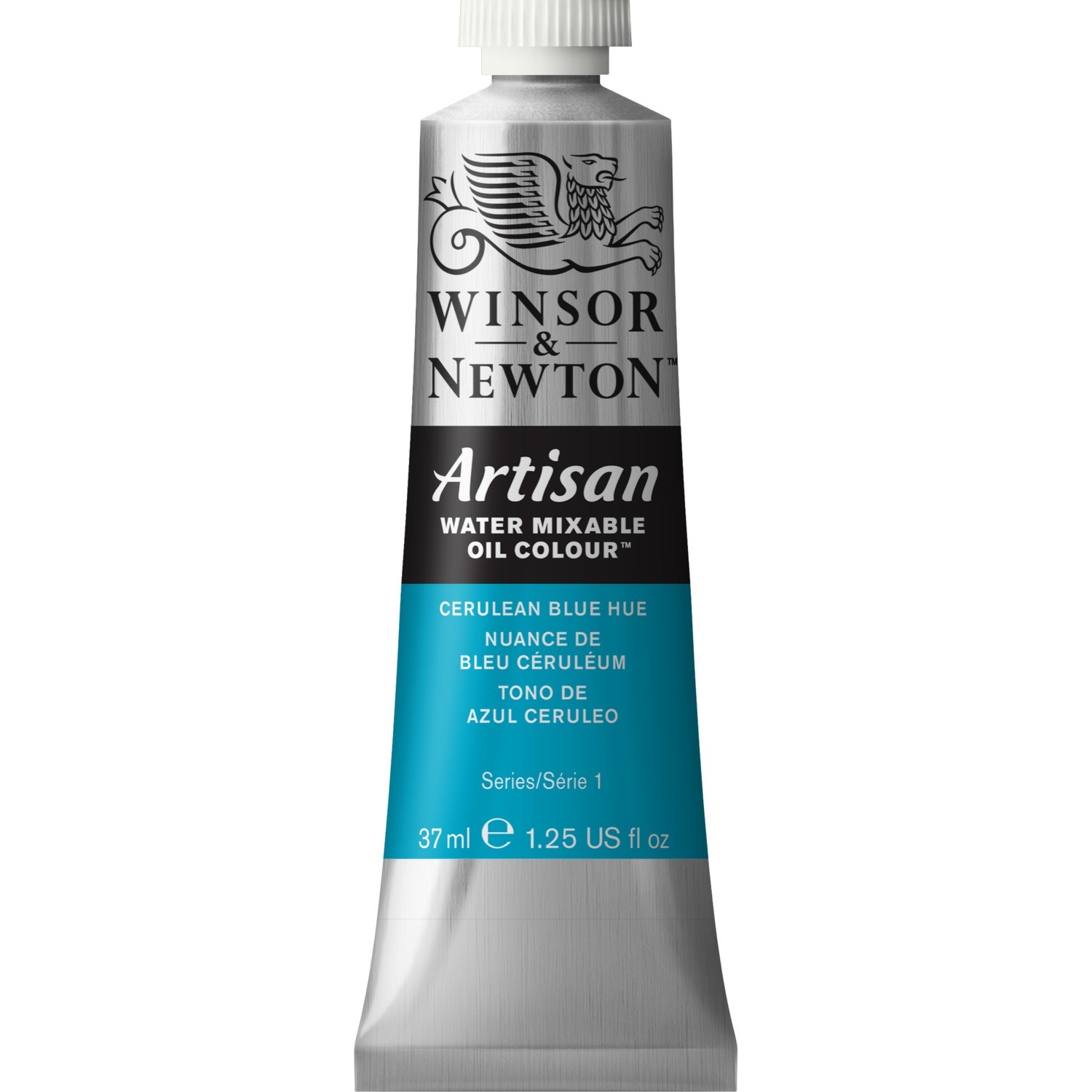 Winsor and Newton 37ml Artisan Mixable Oil Paint - Cerulean Blue Hue Image 1