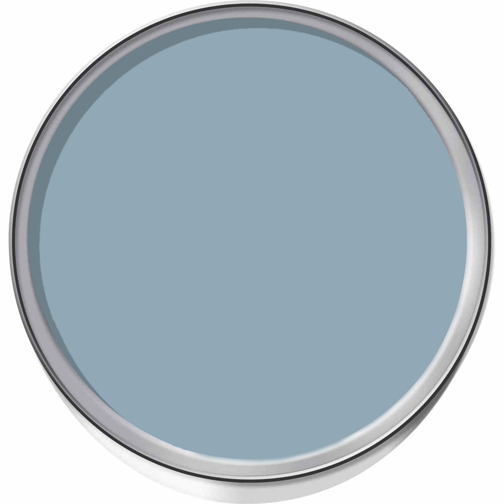 Wilko Walls & Ceilings Pottery Blue Silk Emulsion Paint 2.5L Image 3