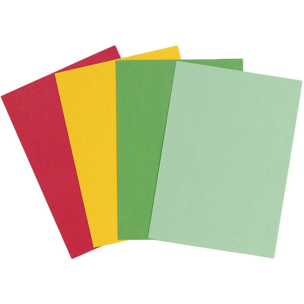 Crafty Club Pack of Eight A4 Card - Bright Image 1