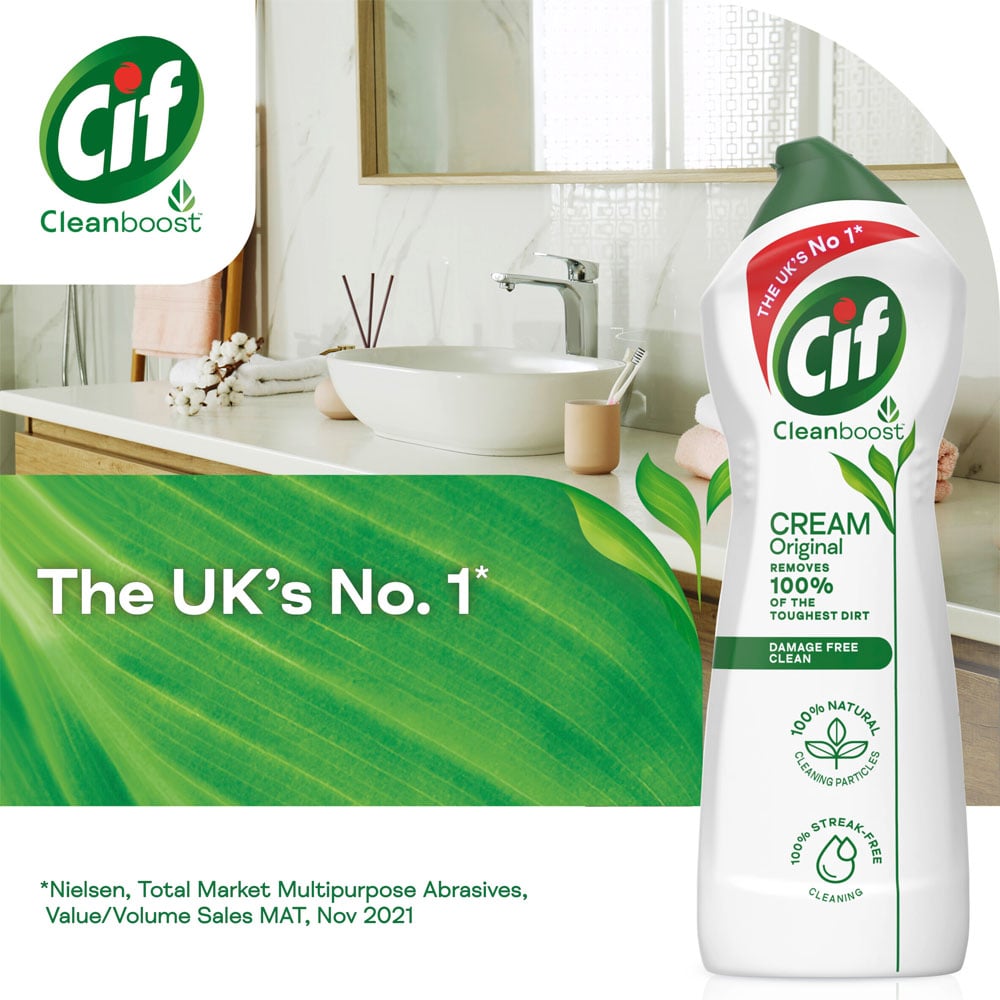 Cif Original Cream Cleaner Case of 8 x 500ml Image 5