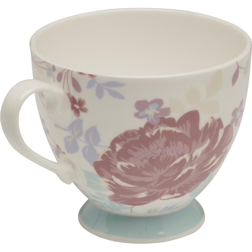 Wilko Floral Tea Cup White Image 6
