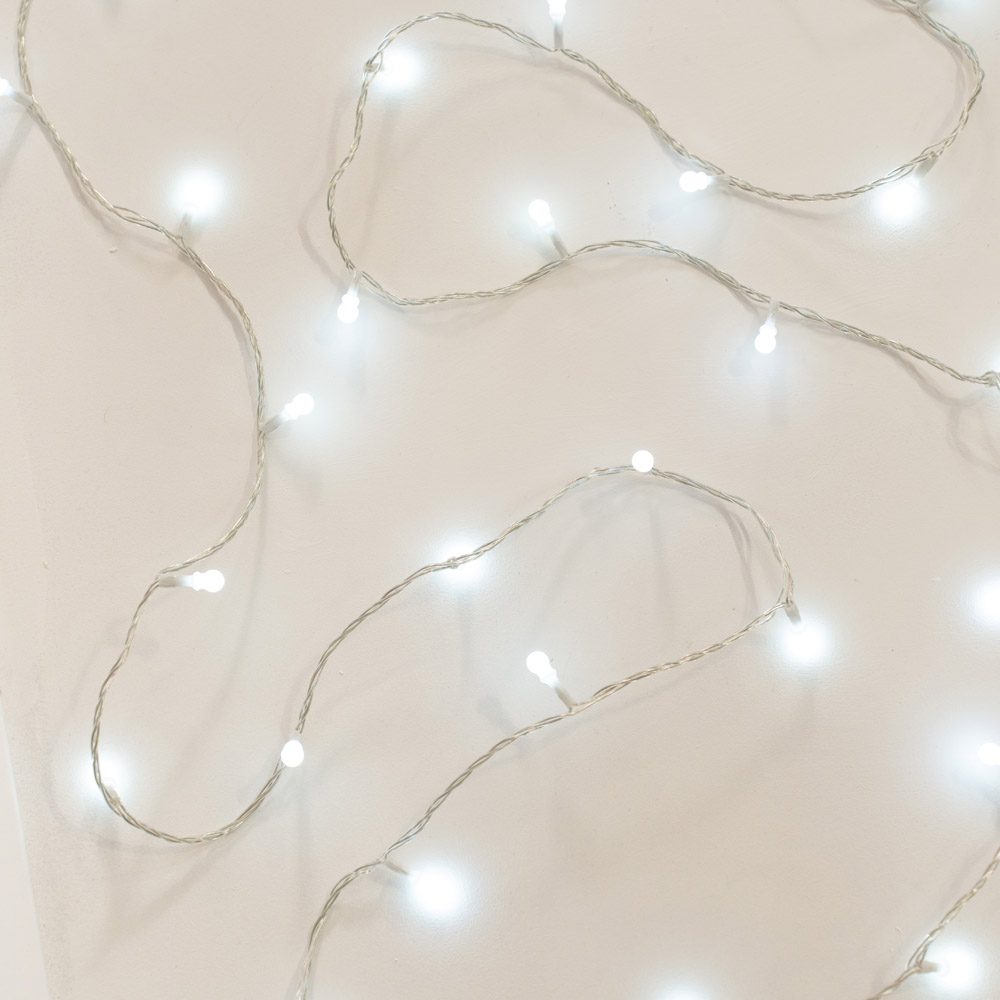 ValueLights Cool White 200 Indoor Outdoor String Fairy Lights Image 6
