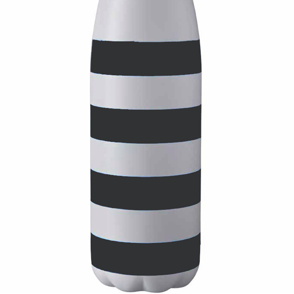 Wilko Stripe Double Wall Bottle 500ml Image 3
