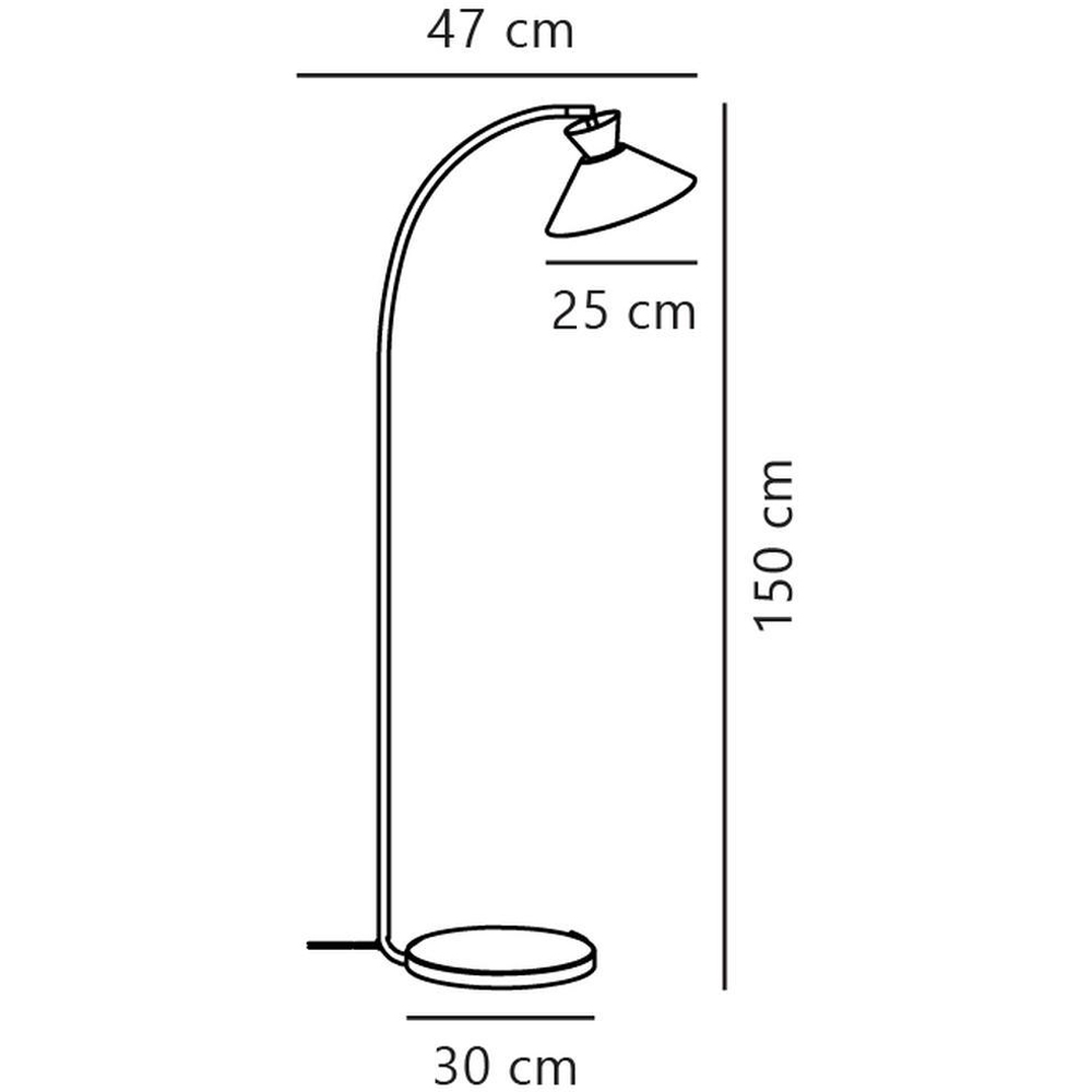 Nordlux Dial E27 White Floor Lamp Image 5