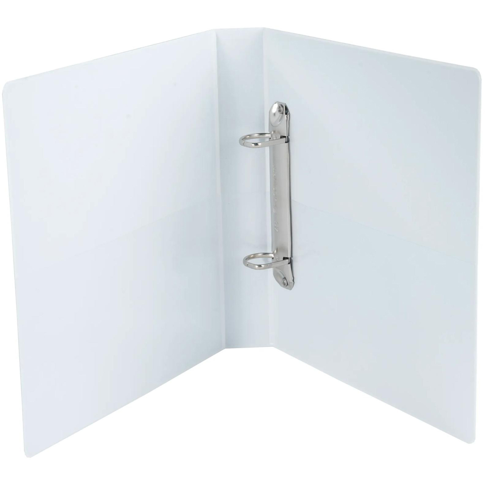 Exacompta Kreacover A5 2D 20mm White Polypropylene Ring Binder 10 Pack Image 7
