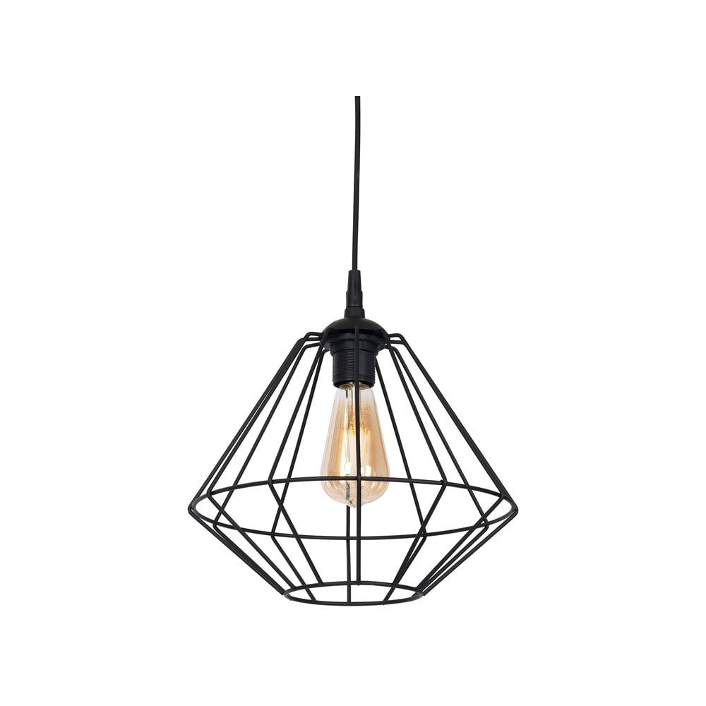 Milagro Colin Black Pendant Lamp 230V Image 3