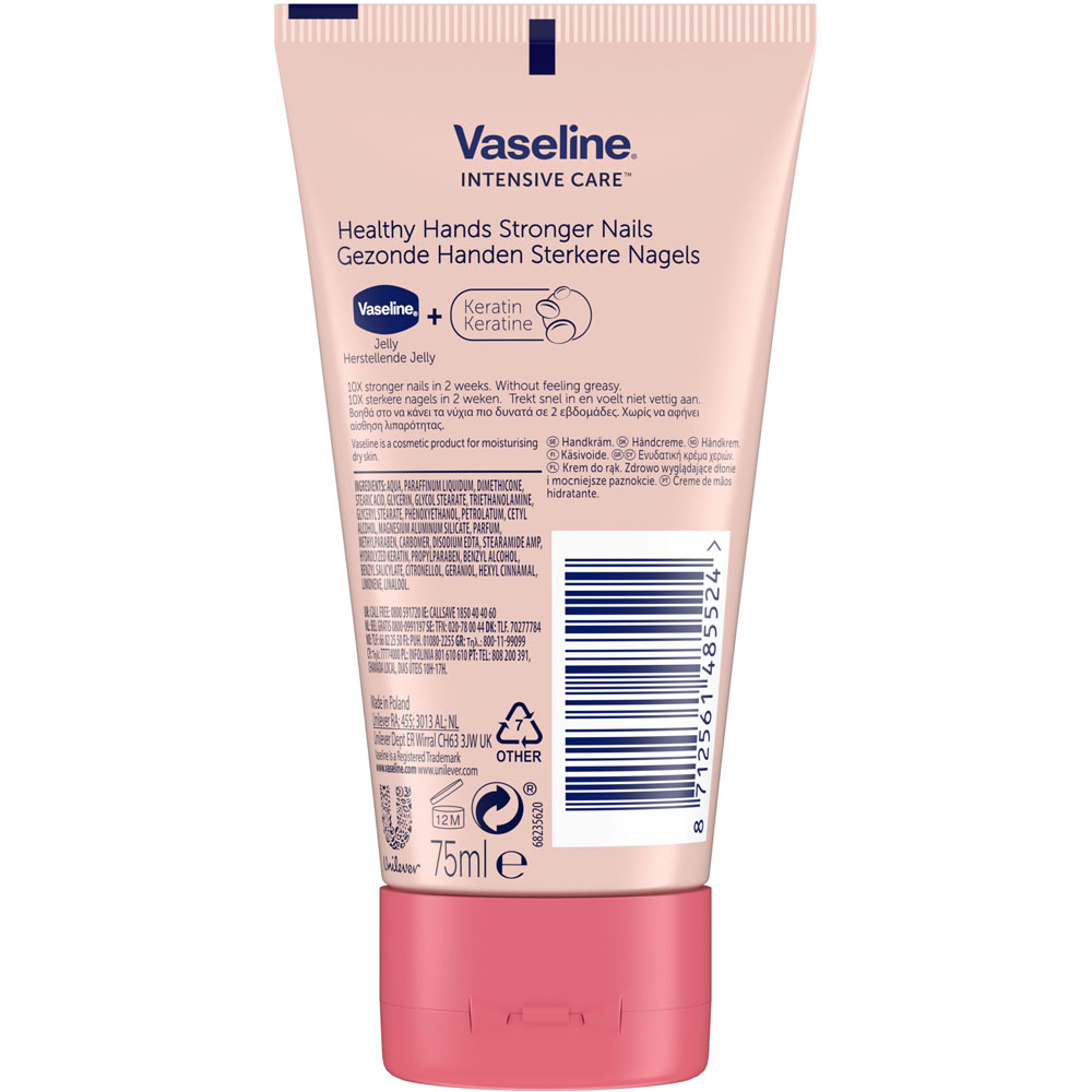 Vaseline Intensive Care Healthy Hands and Stronger Nails Hand Cream 75ml Image 3
