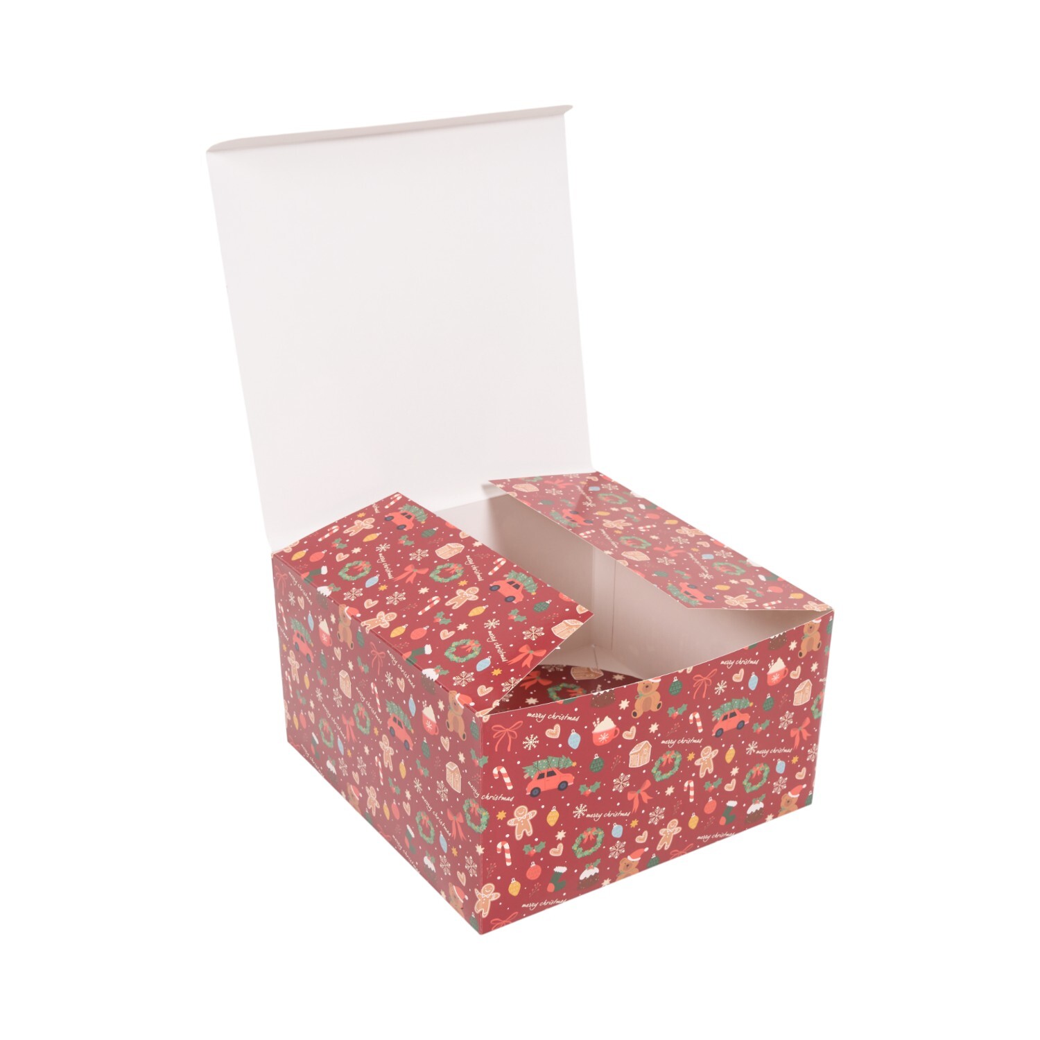 Christmas Cake Board and Box Set Image 3