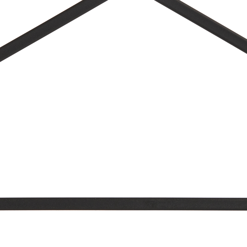 Wilko Coat Hanger Black 8 Pack Wilko