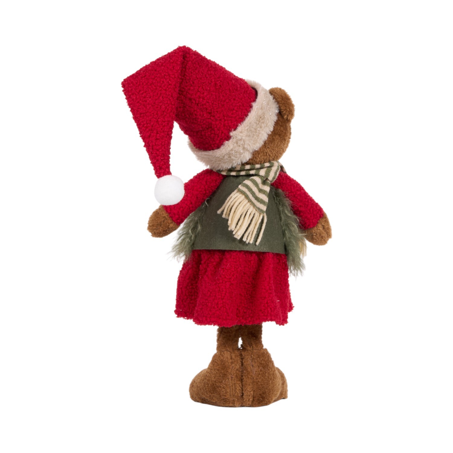 Standing Christmas Bear DecorationMulticolour Image 4