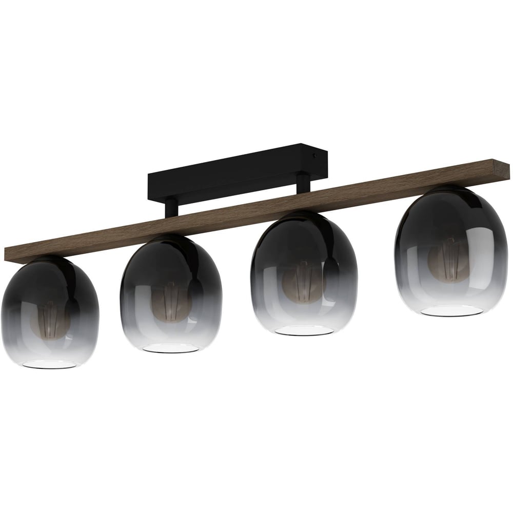 EGLO Filago Ombre Glass Ceiling Light Image 1