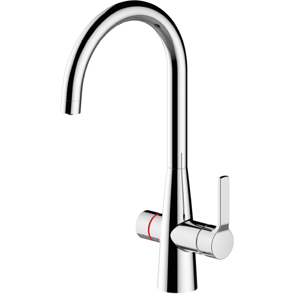 Reginox Aquadzi CH Polished Chrome 4 in 1 Hot Water Tap Image 1