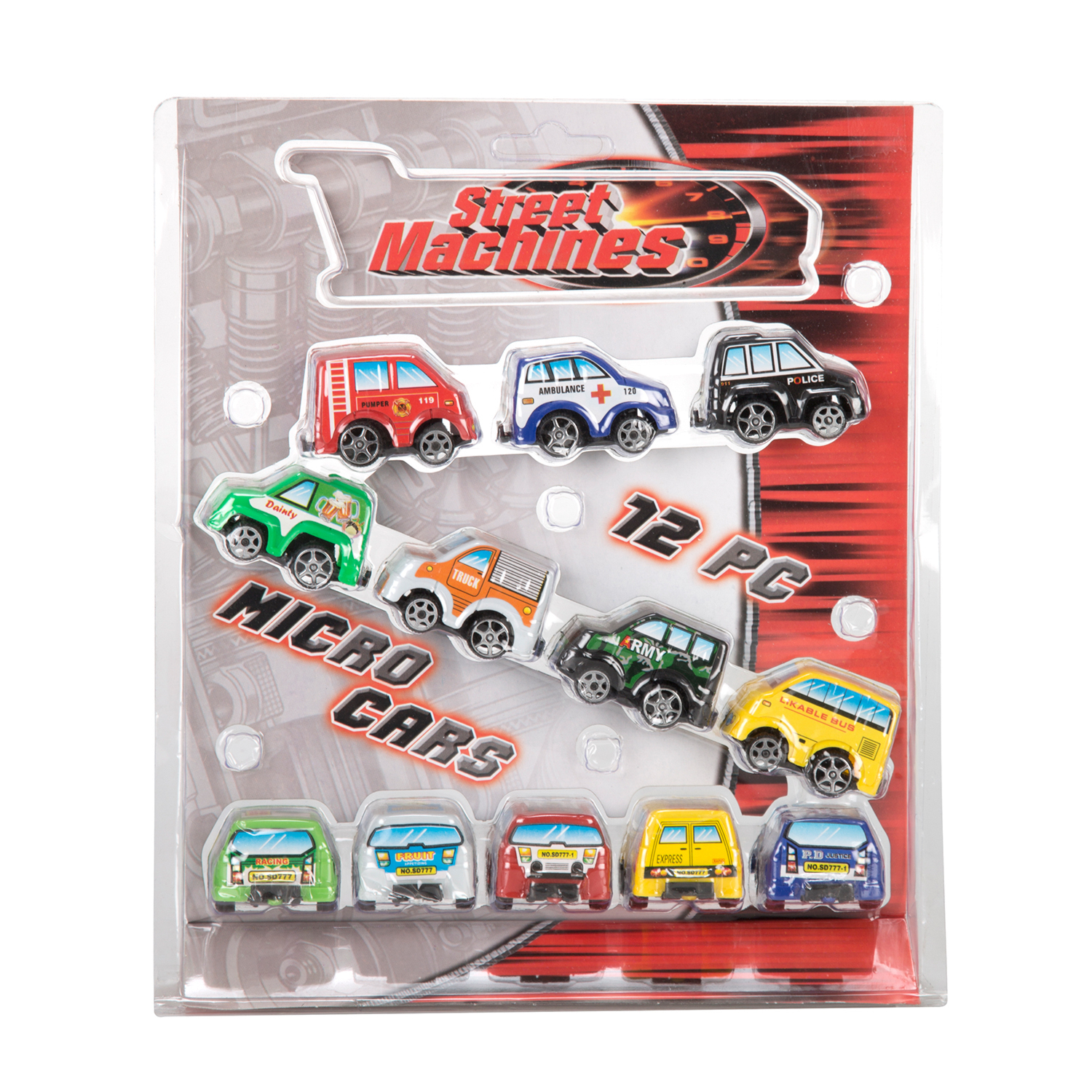 Pull Back Micro Cars Street Machines Image