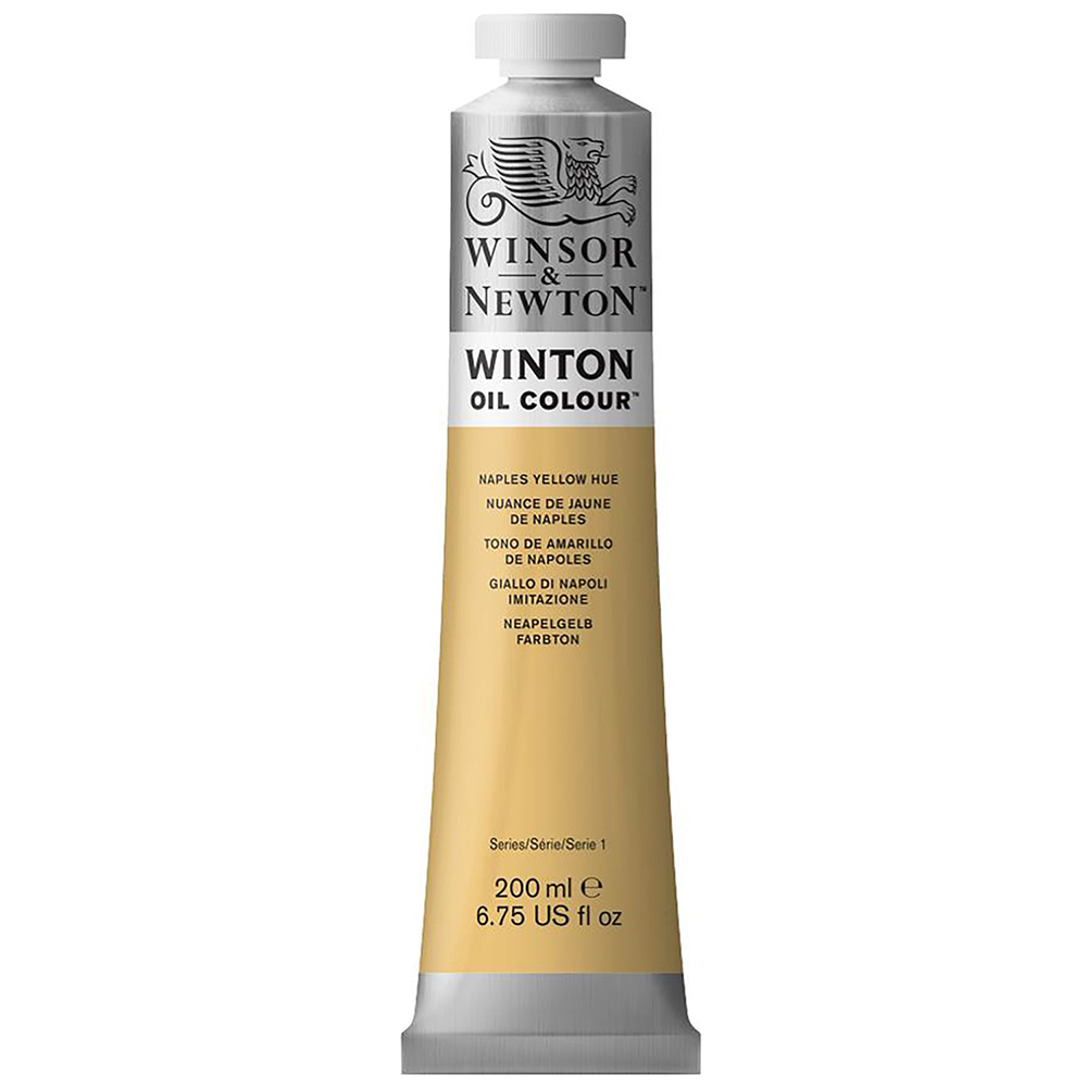 Winsor and Newton 200ml Winton Oil Colours - Naples Yellow Image