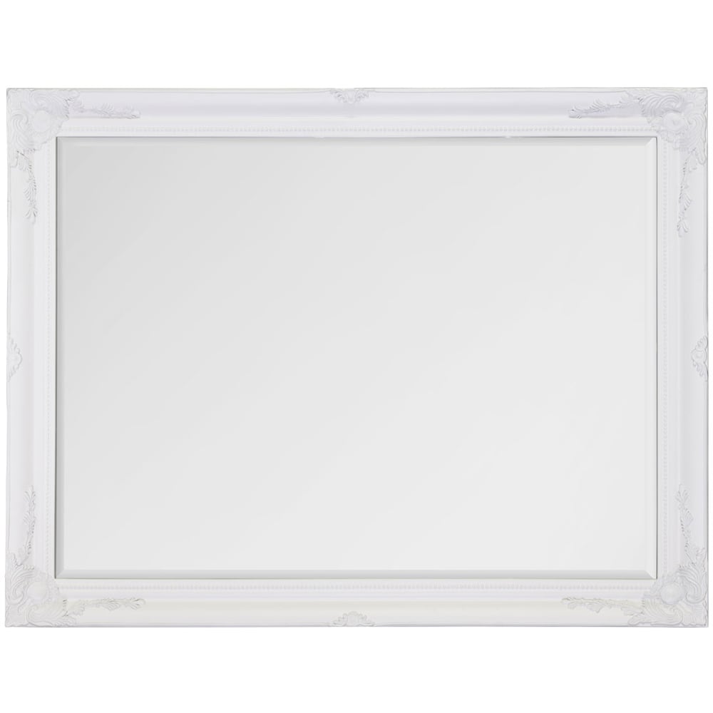 MirrorOutlet Buxton White Wall Mirror 140 x 109cm Image 3