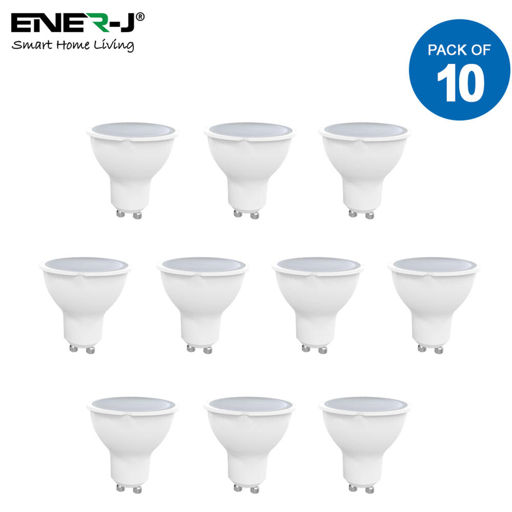 Ener-J 7W GU10 LED 3000K Dimmable Bulb 10 Pack Image 4