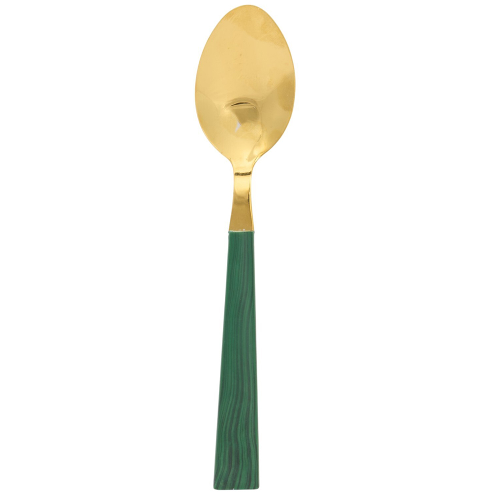 Emerald Gold Cutlery Set Image 9