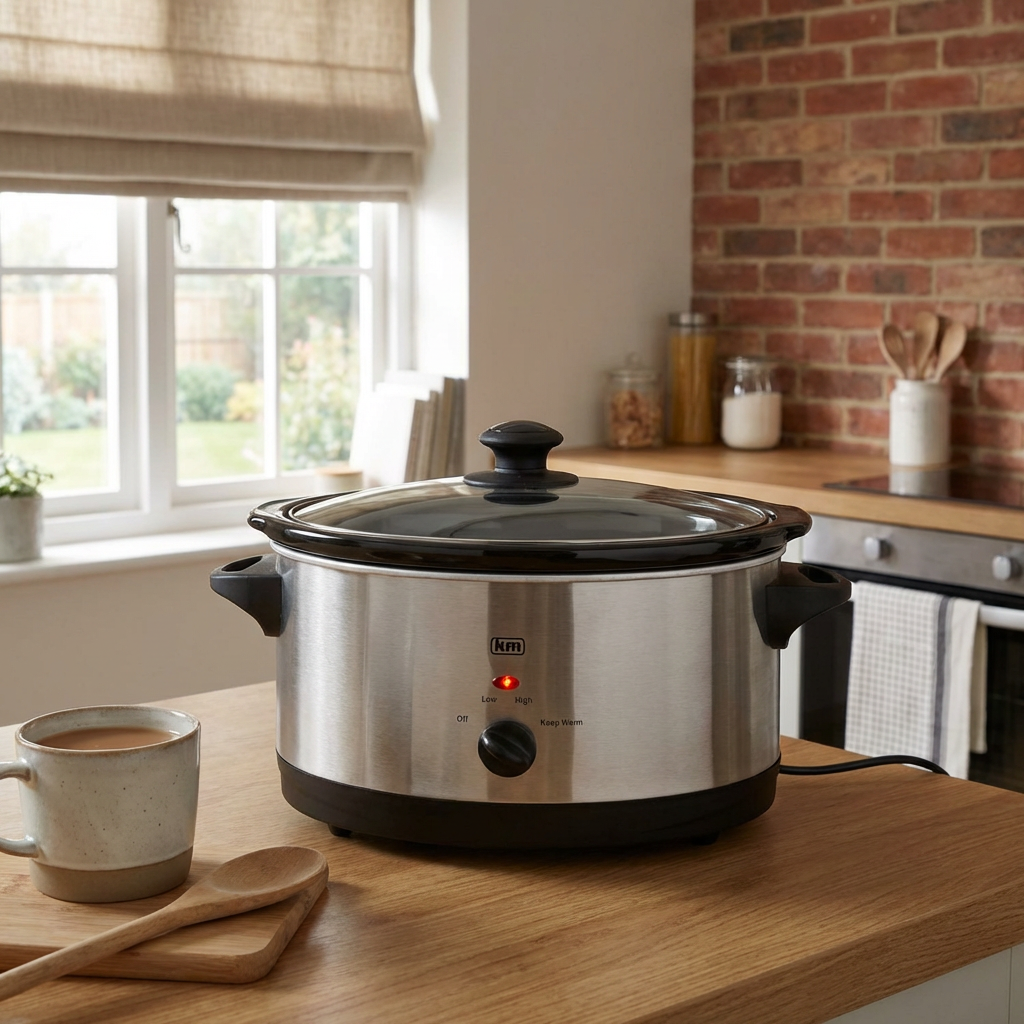 Kitchen Master Silver 5.5L Slow Cooker Image 5