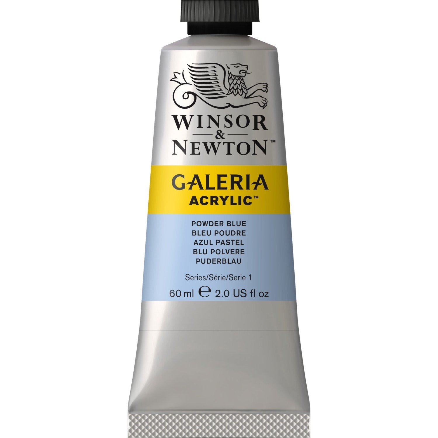 Winsor and Newton 60ml Galeria Acrylic Paint - Powder Blue Image 1