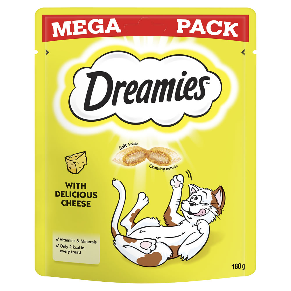 Dreamies Cheese Cat Treats Mega Pack 180g Image 1
