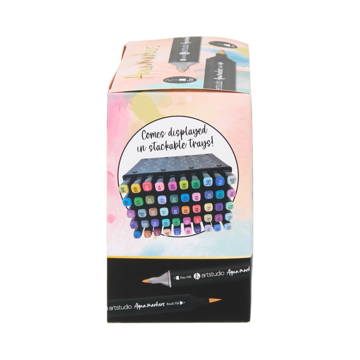 Pack of 50 Dual Tip Aqua Markers Image 5
