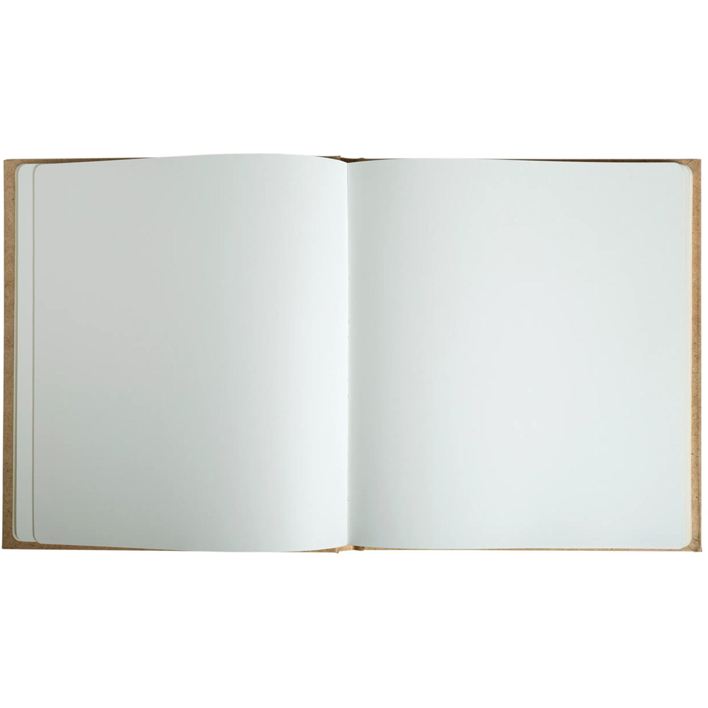 Exacompta Brown Kraft Guest Book with Gold Edges 140 Pages Image 4