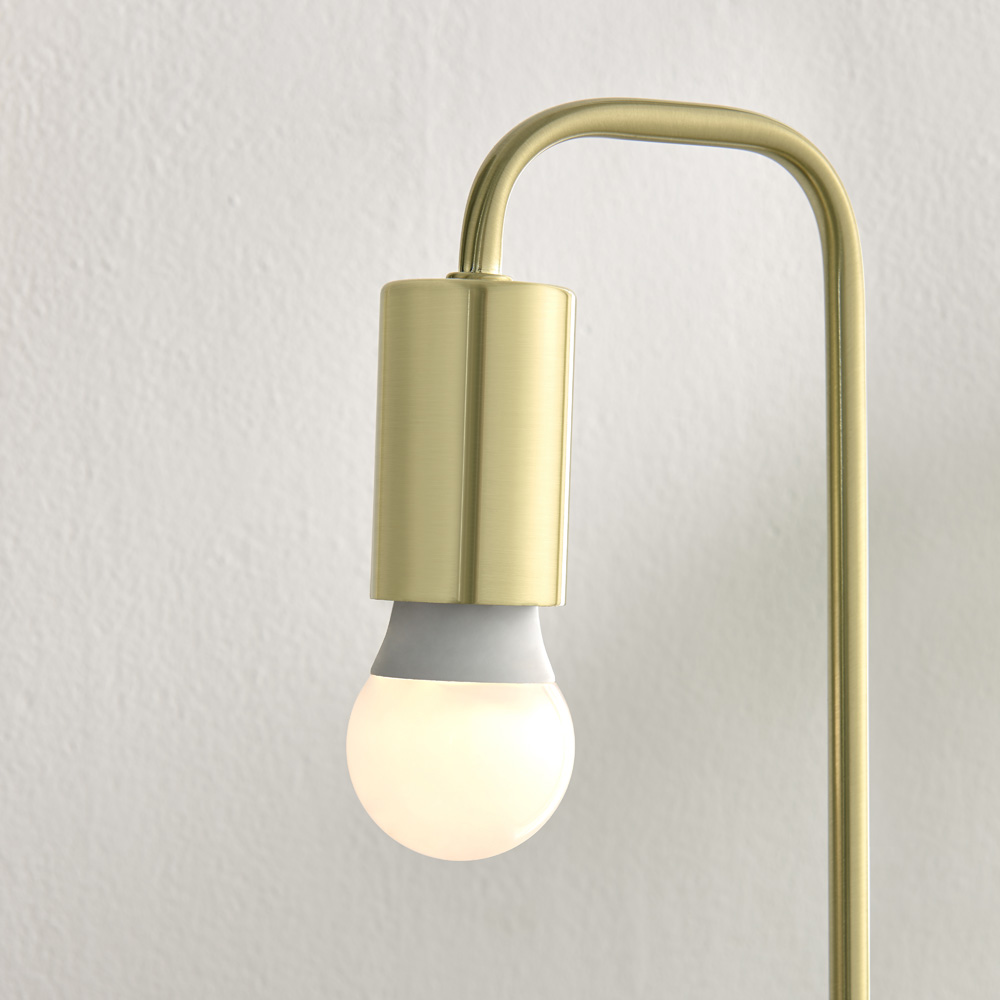 Furniturebox Laela Brass Table Lamp Image 3