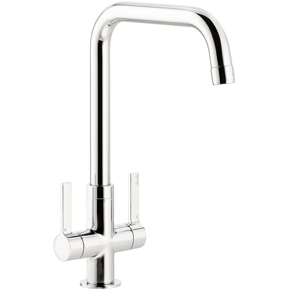 Pico Quad Chrome Dual Lever Mono Kitchen Tap Image 1