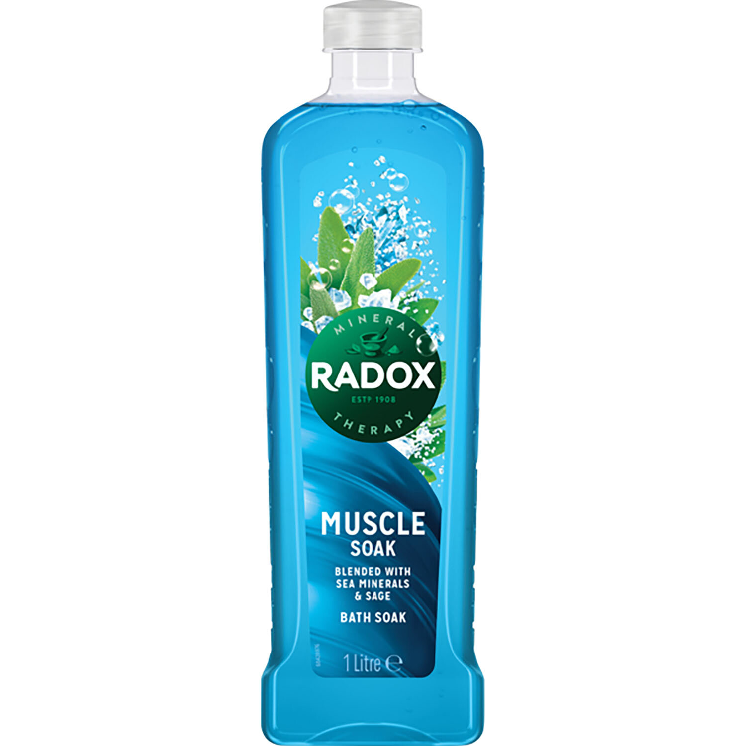 Radox Blue Muscle Bath Soak 1L Image