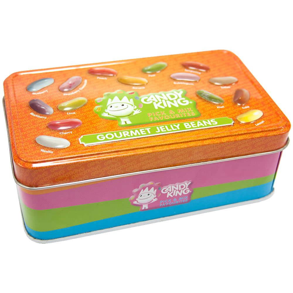 Candyking Gourmet Jelly Beans Tin 400g Image