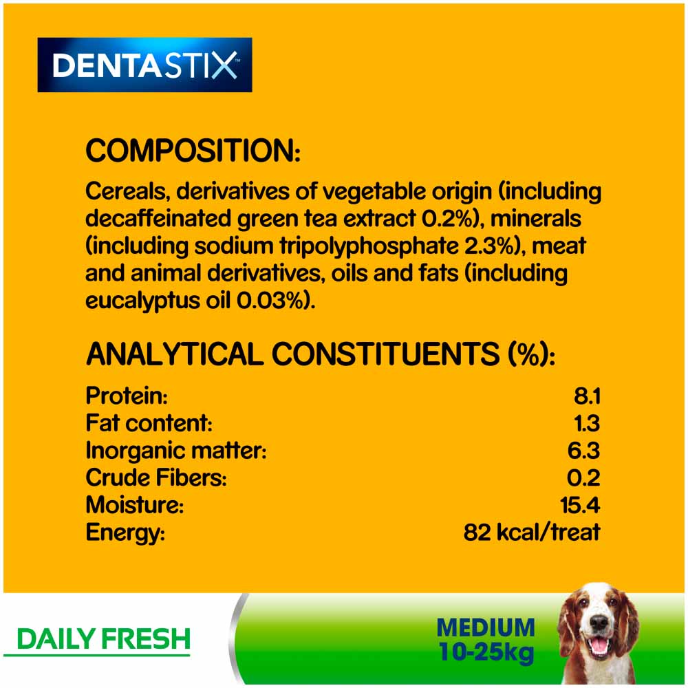Pedigree Dentastix Fresh Adult Medium Dog Dental Treats 5 Pack 128g Image 8
