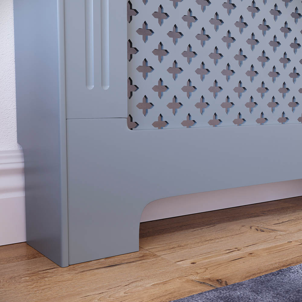 Vida Designs Oxford Grey Radiator Cover Extra Large Image 3