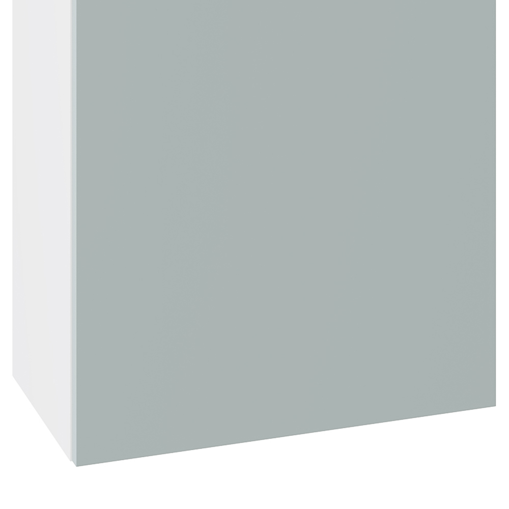 Kitchen Kit Slab Supermatt Aquamarine Wall Kitchen Cabinet Flatpack 600mm Image 3