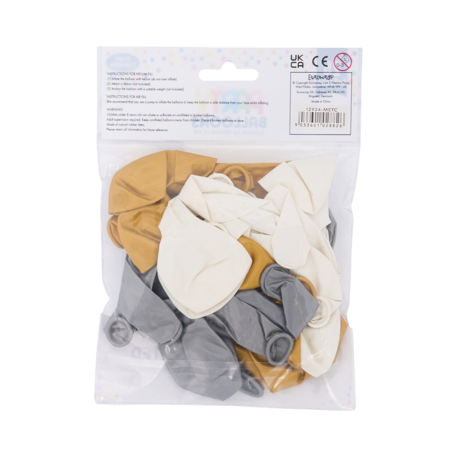 Pack of 25 Metallic Balloons Image 2