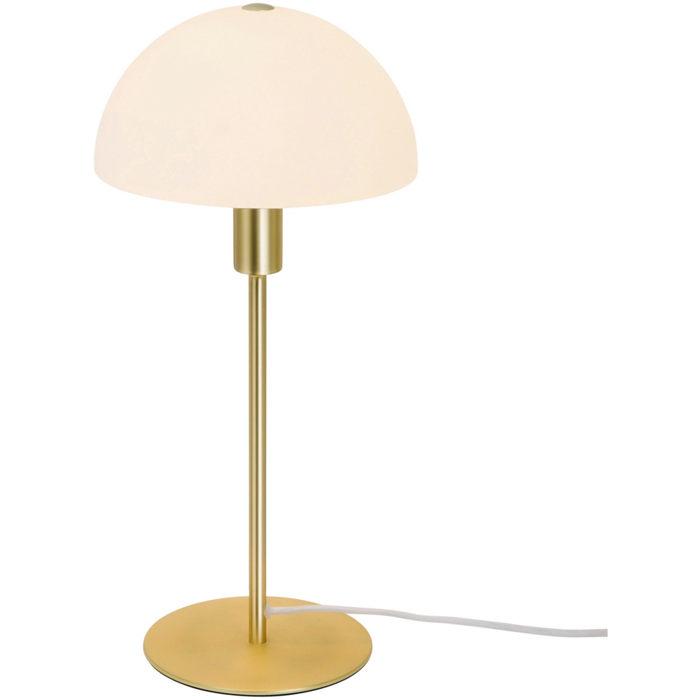 Nordlux Ellen 20 E14 Opal Brass Table Lamp Image 5