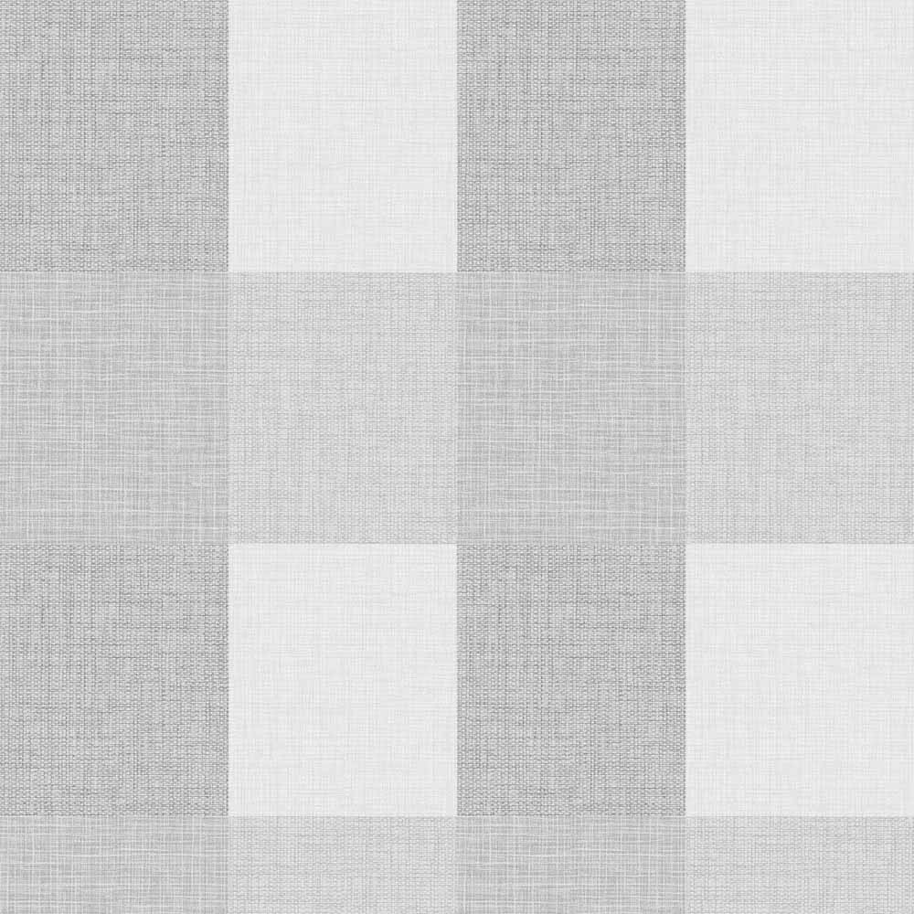 Muriva Opulent Check Grey Wallpaper Image 1