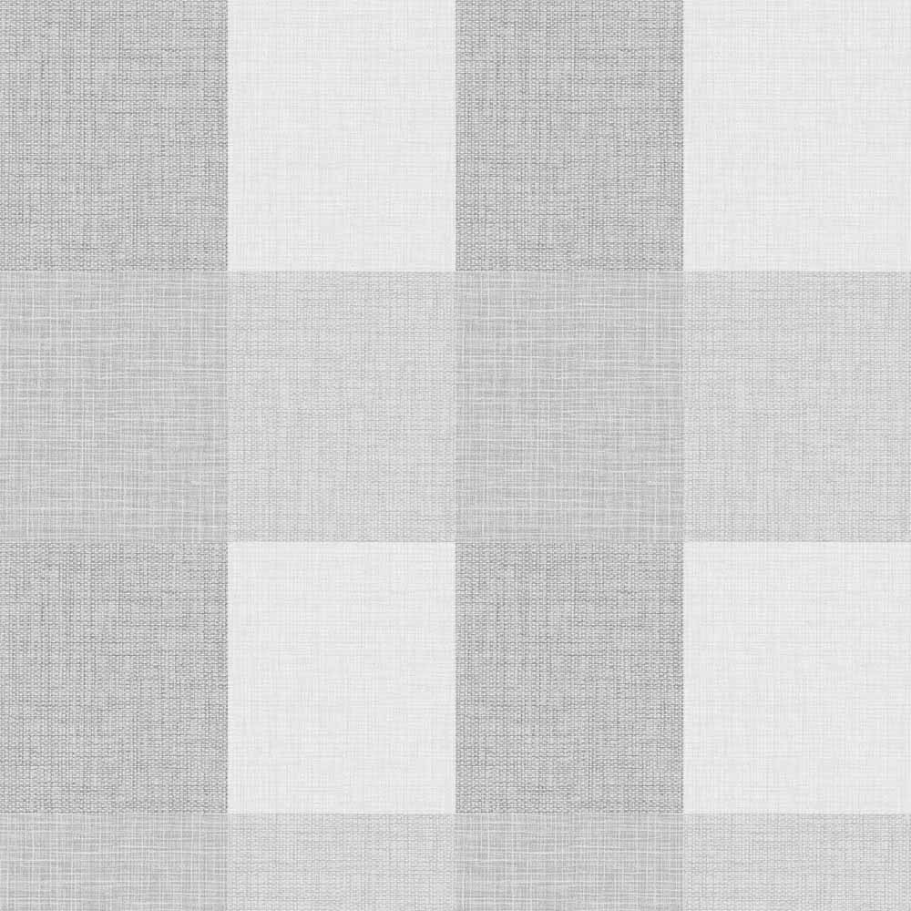 Muriva Opulent Check Grey Wallpaper Image 1