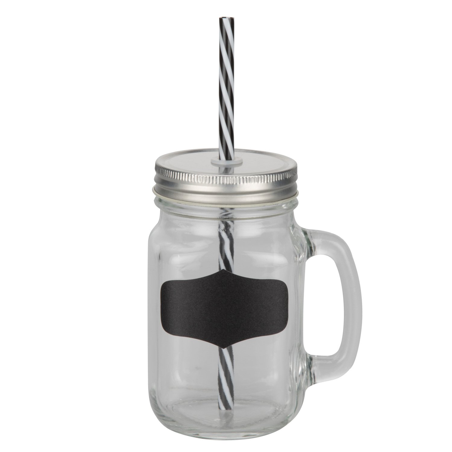 Mason Jar with Chalkboard Label 475ml Image 1