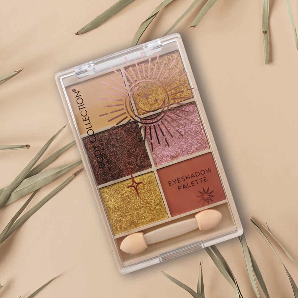 Body Collection Complete Eye Shadow Palette Golden 6 Pan Image 3