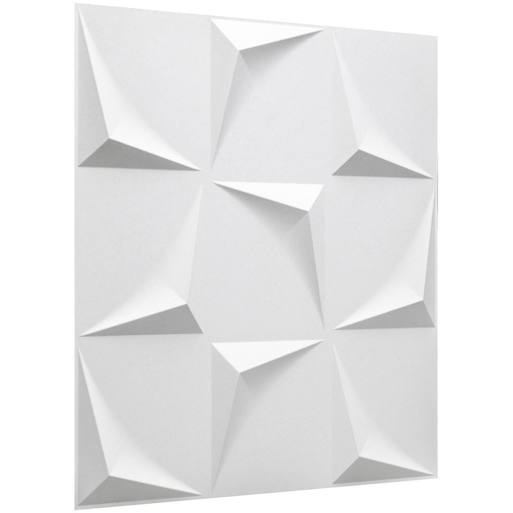 Walplus Off White Beau 3D Wall Panel 12 Pack Image 2